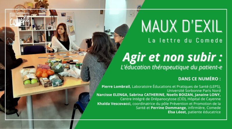 Maux d'Exil éducation thérapeutique Comede